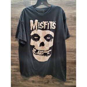 Misfits CLASSIC FIEND SKULL Horror Punk Rock T-Shirt XXL Licensed & Official EUC